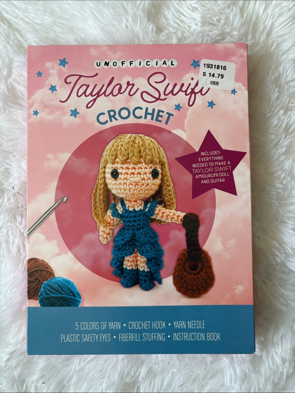 Taylor Swift Crochet Kit - Crochet your own Taylor Swift Amigurumi Doll + Guitar